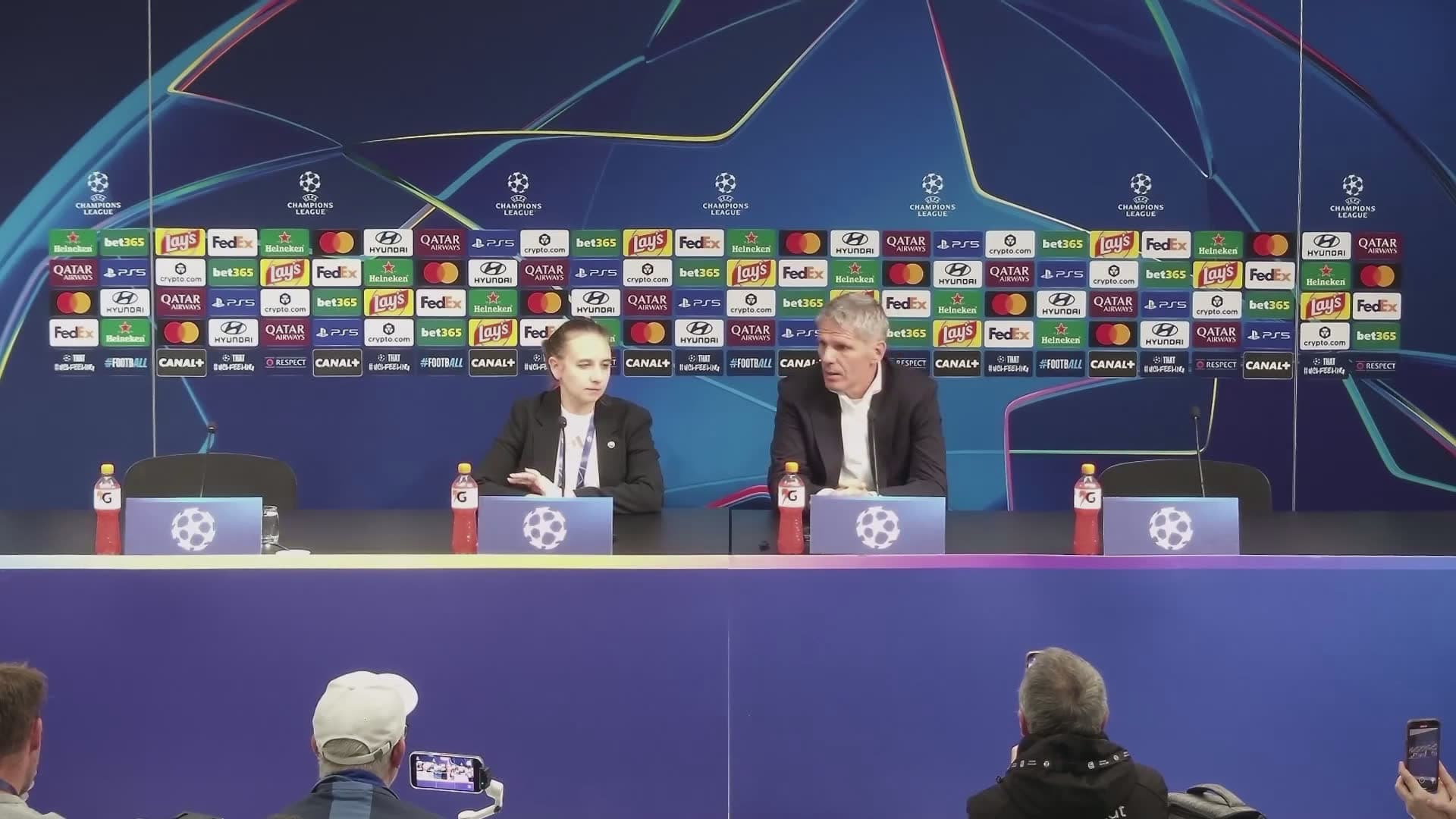Pressekonferenz nach LASK - Liverpool