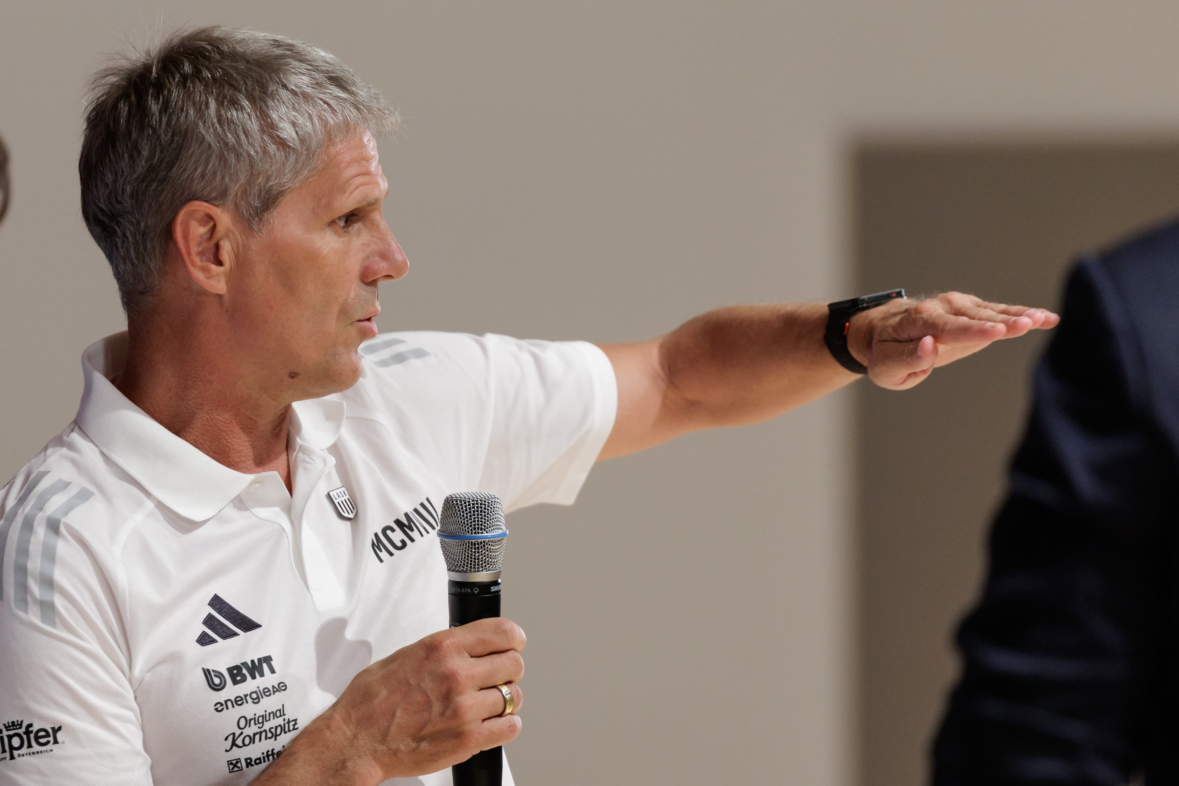 Pressekonferenz nach LASK - SCR Altach