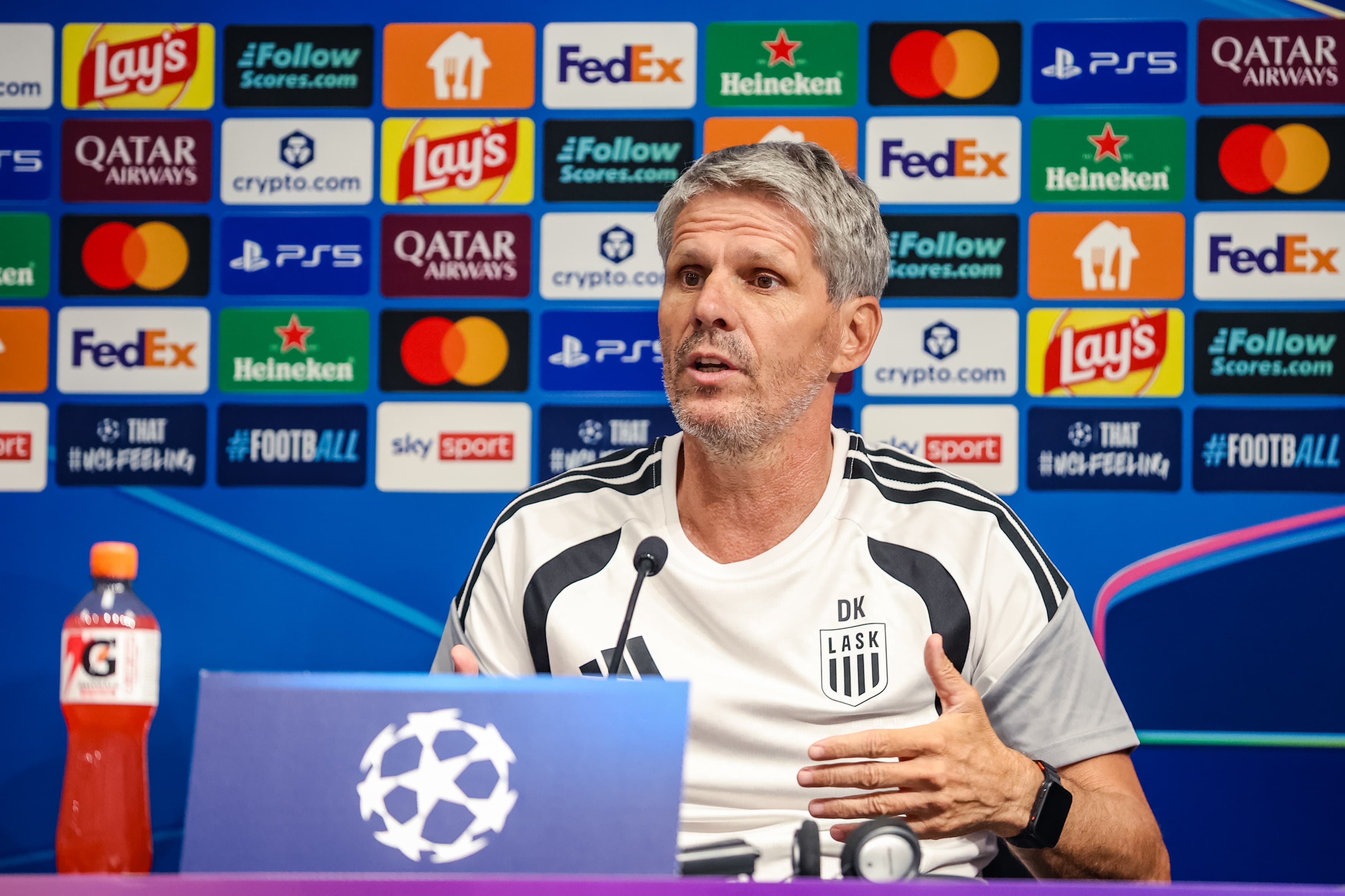 Pressekonferenz vor LASK - Liverpool FC