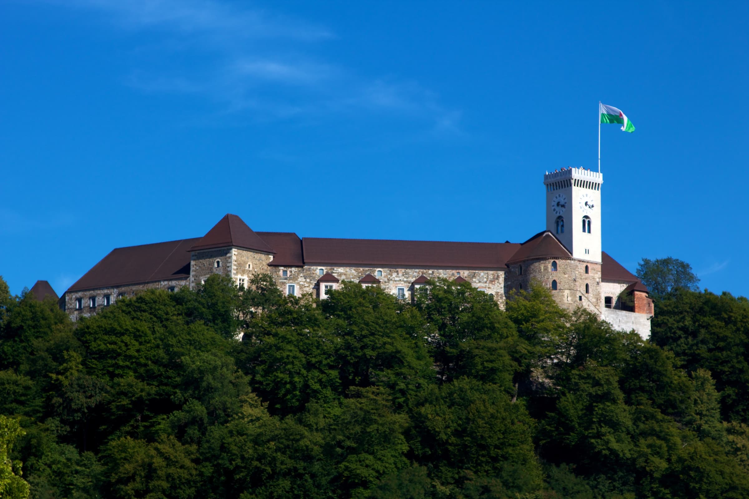 Ljubljana Castle from Ljubljana