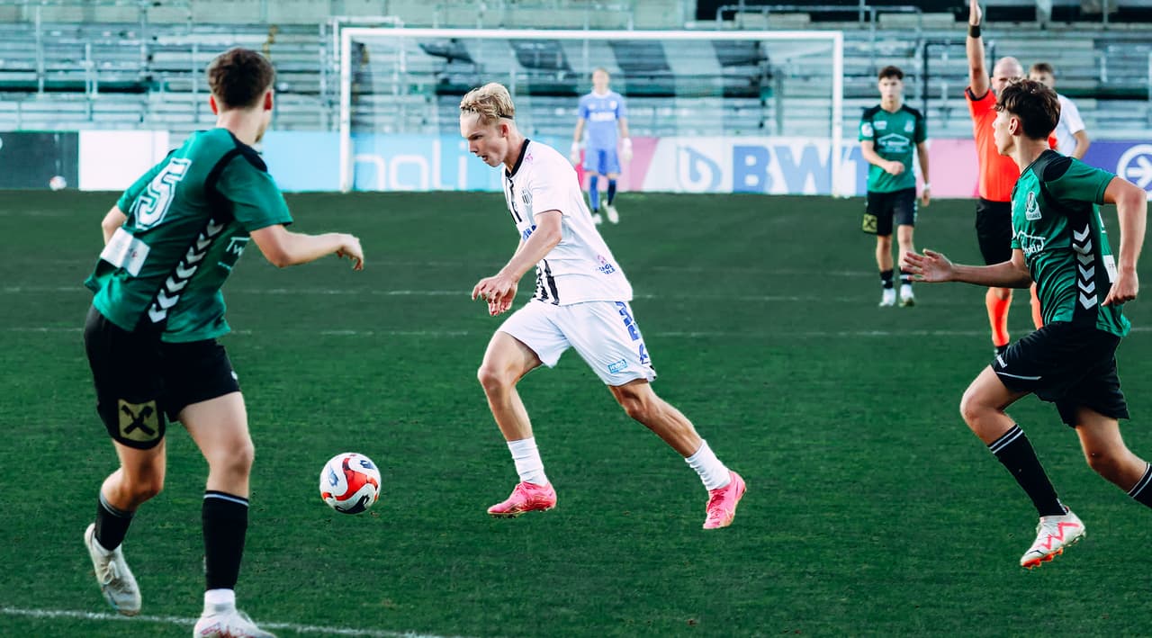 AKA Lask AKA Ried 2 0 U 18 Wanker Jakob 22 Linz Pasching 8 September 2023 Foto Rumetshofer Gerhard 2