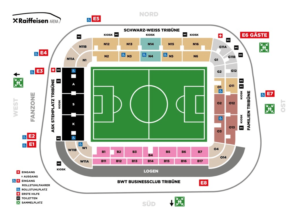 LASK Stadionplan lask-stadionplan